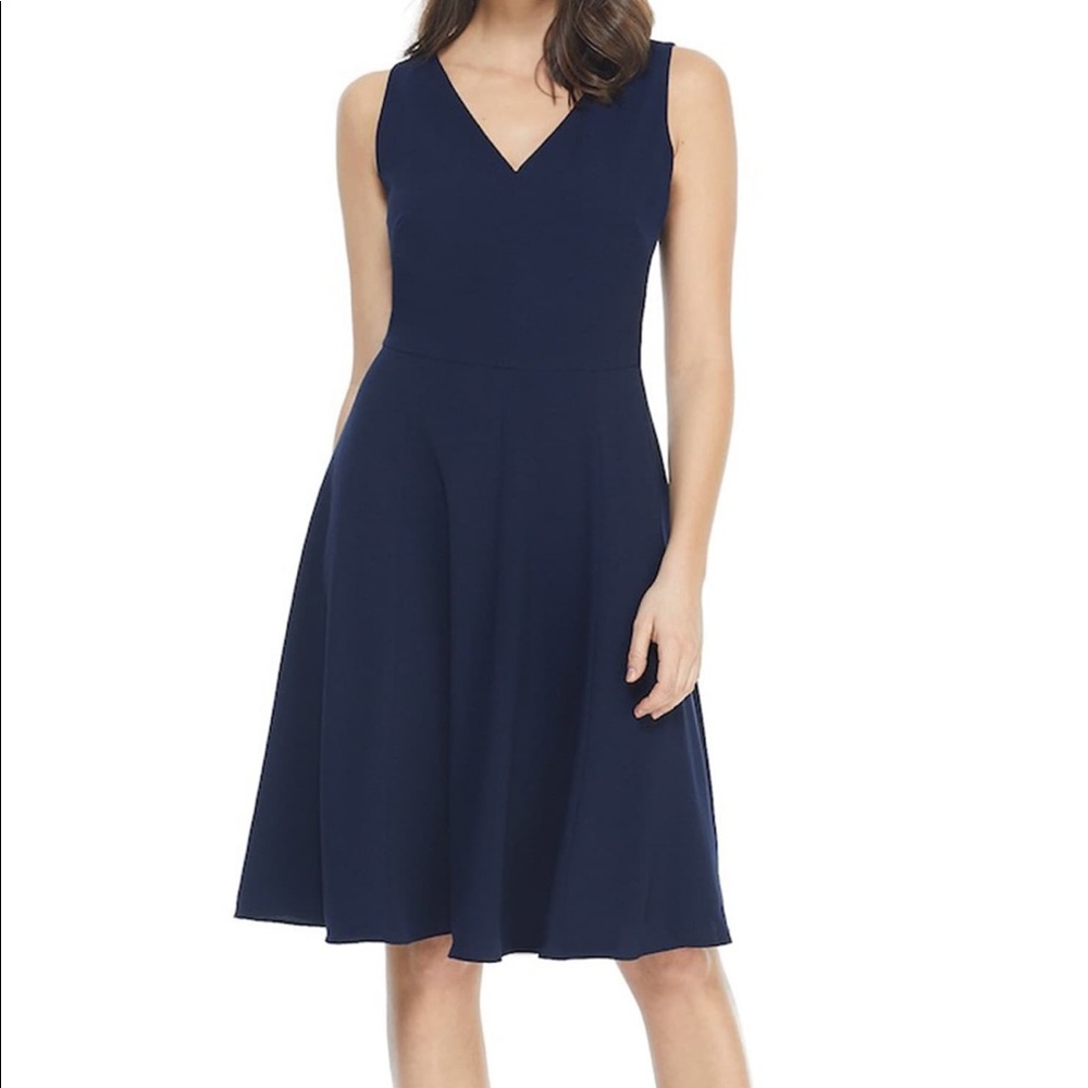 NWT Girl Meet Glam V-Neck Fit & Flare Dress